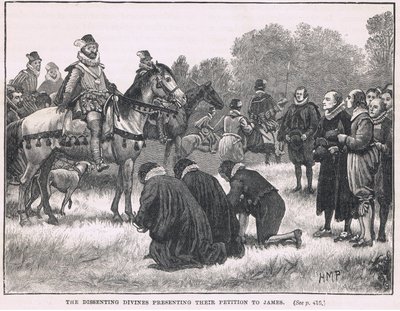 The Dissenting Divines Presenting Their Petition to James 1603 by Henry Marriott Paget